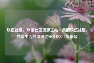 玖伍社区，玖伍社区货源主站，美丽玖伍社区，共享生活的绿洲亿乐社区SUP货源站